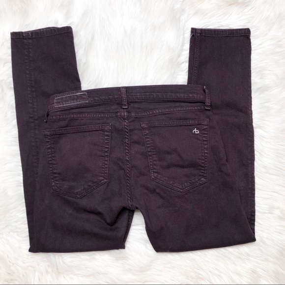 Rag & Bone The Dre Jeans in Aged Wine 26 - Picture 4 of 6